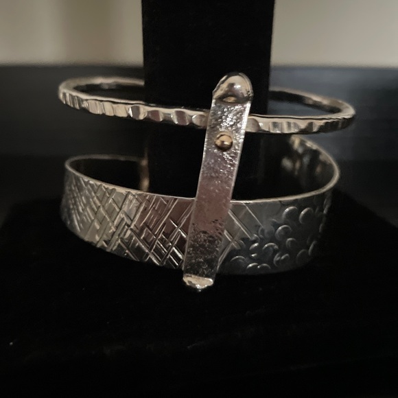 Custom design ring and cuff bracelet 14k accents - Picture 6 of 8